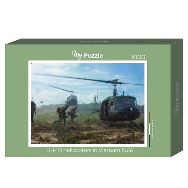 Puzzle UH-1D Helicopter in Vietnam 1966