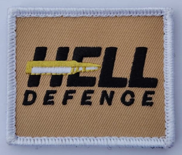 Brand Patch HELL DEFENCE coyote