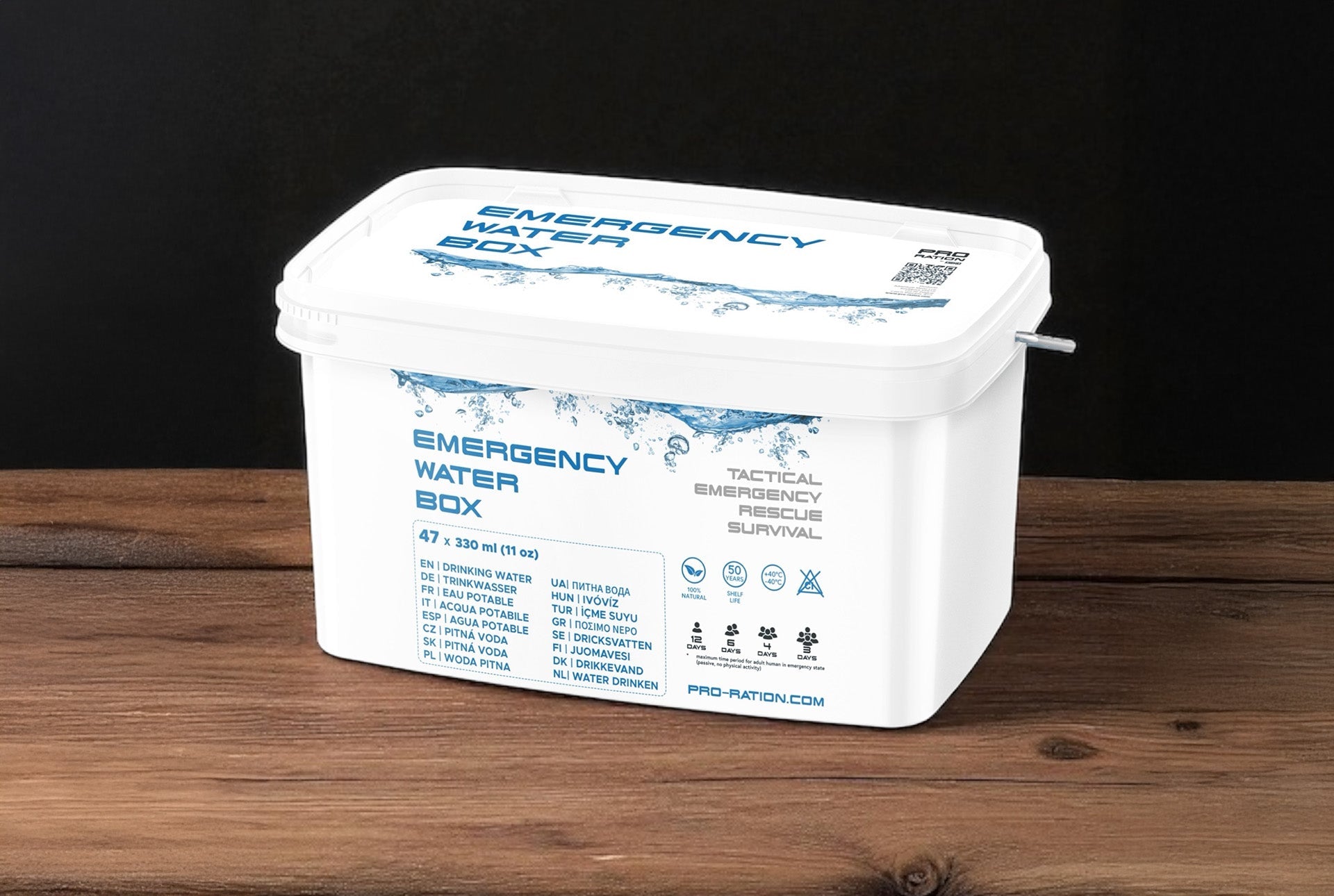 EMERGENCY WATER BOX