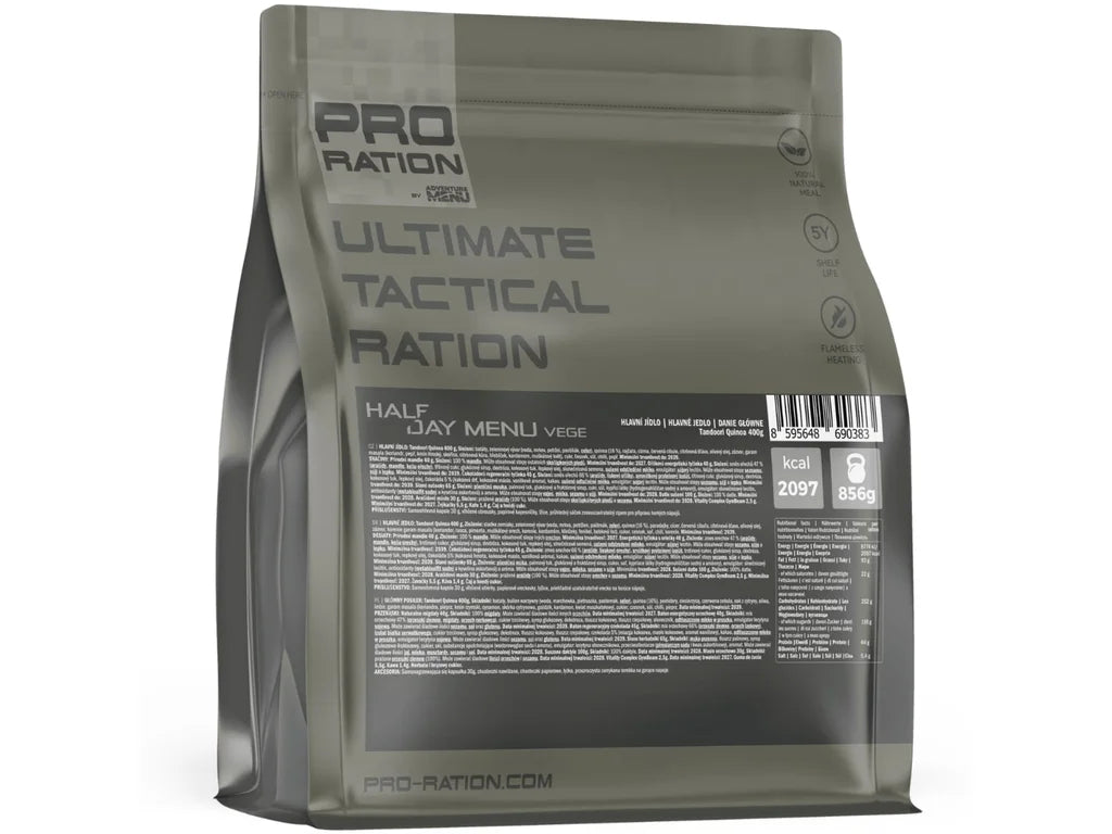 Ultimate Tactical Rations HALF DAY - Menu VEGE