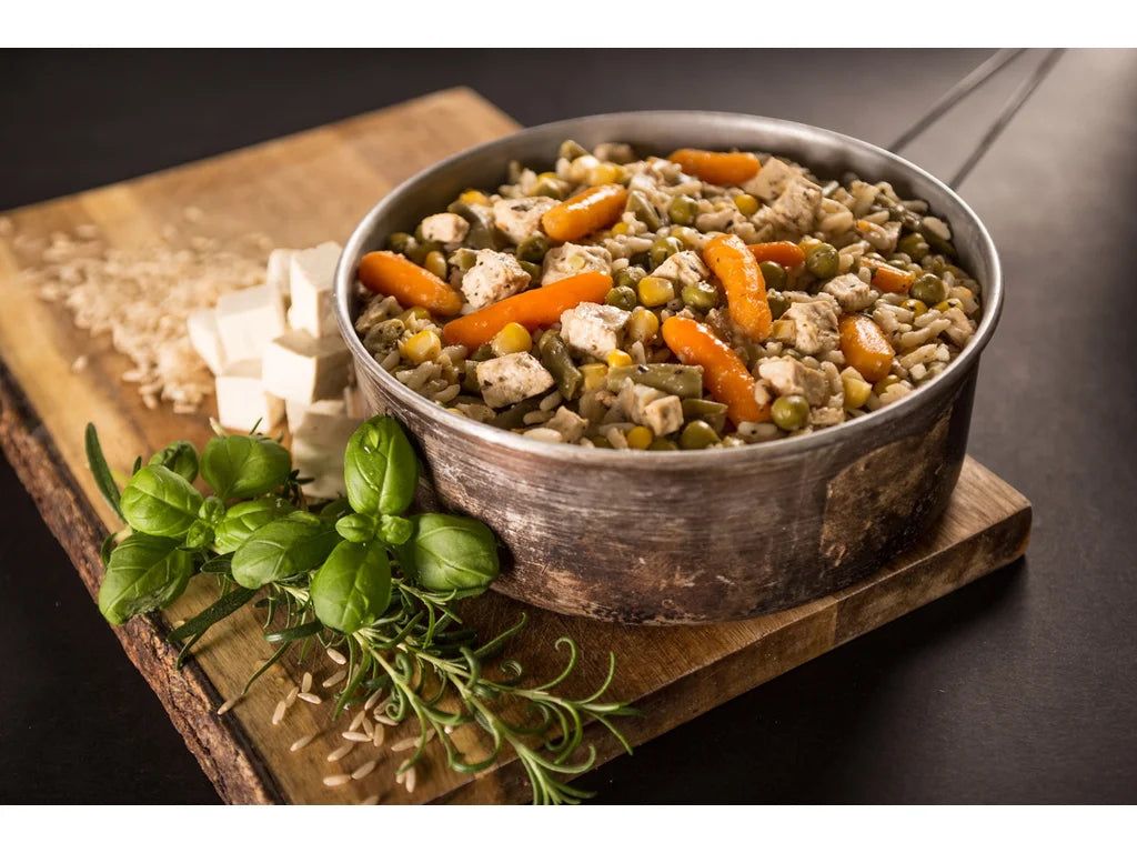 Gemüserisotto mit Tofu