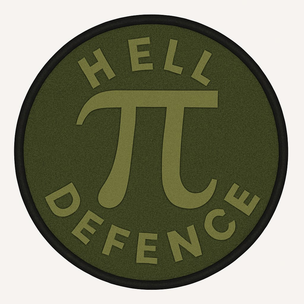 Brand Patch HELL DEFENCE rund